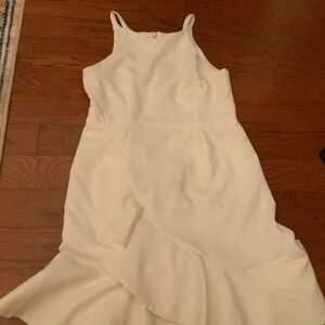Girl’s white, nice semi-formal dress